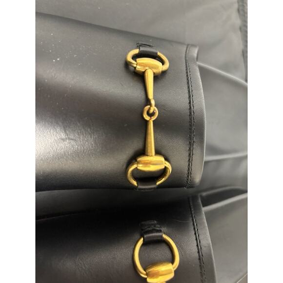 Gucci Horsebit l Leather Mules  Black main image 11